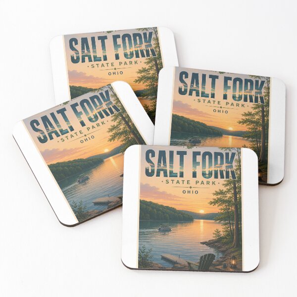 Item preview, Salt Fork State Park Ohio with Salt Fork Lake and Guernsey County Sunset designed and sold by Aryabek.