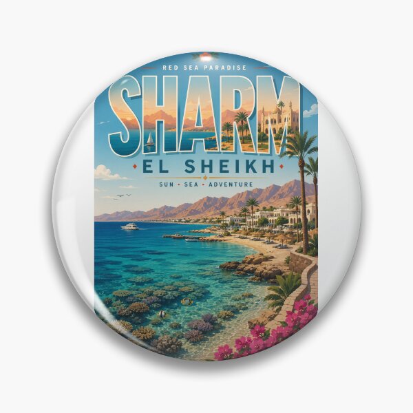 Item preview, Sharm El Sheikh Red Sea Paradise with Sinai Peninsula and Ras Mohammed designed and sold by Aryabek.