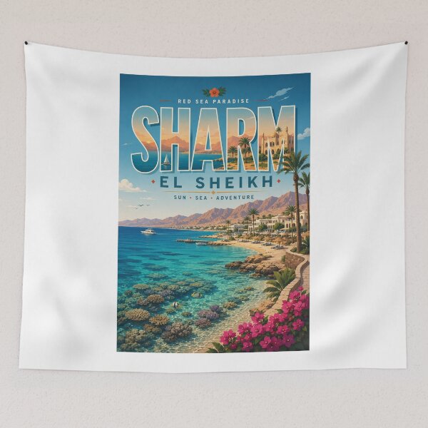 Item preview, Sharm El Sheikh Red Sea Paradise with Sinai Peninsula and Ras Mohammed designed and sold by Aryabek.