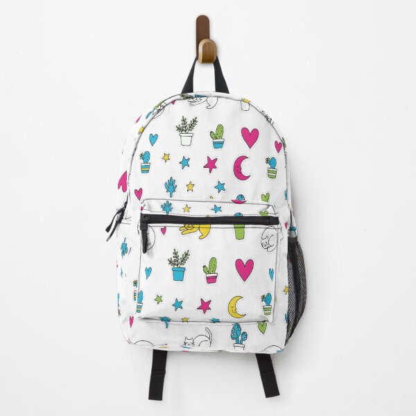 Item preview, Cute Cats and Houseplants Pattern Graphic - Doodle Starry Night Art - Plant Mom Cat Lover Aesthetic designed and sold by BestChoiceService.