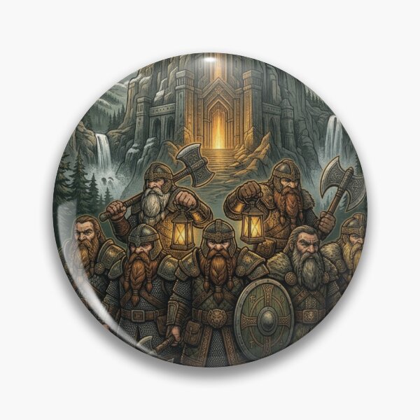 Item preview, Forged in Stone Dwarven Clan Fantasy Art designed and sold by DMQ-Designs.