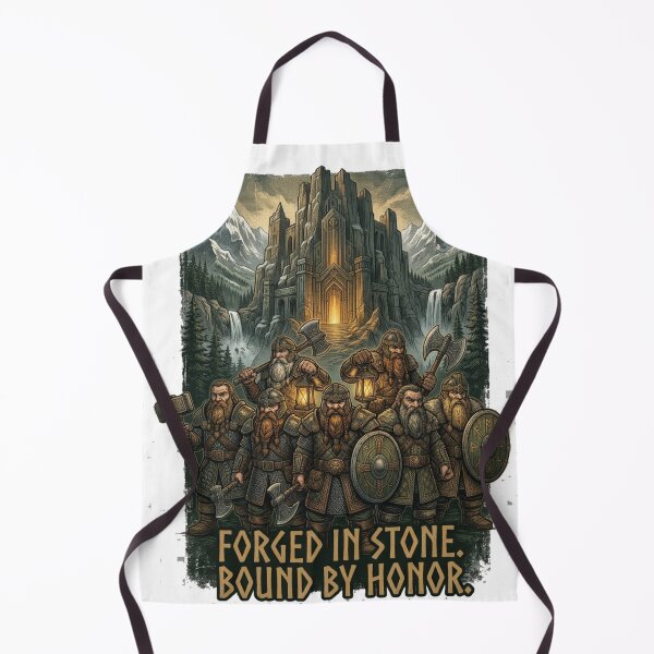 Item preview, Forged in Stone Dwarven Clan Fantasy Art designed and sold by DMQ-Designs.