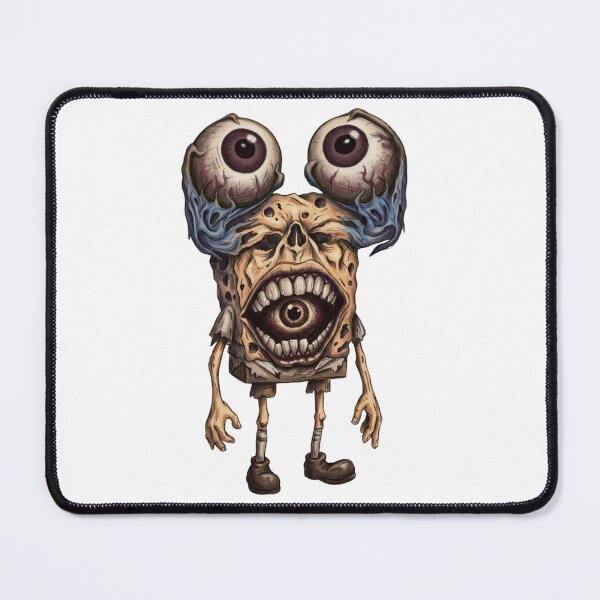 Item preview, Creepy Yellow Sponge Monster Giant Eyeballs Organic Horror Dark Cartoon designed and sold by Daily-chaos.