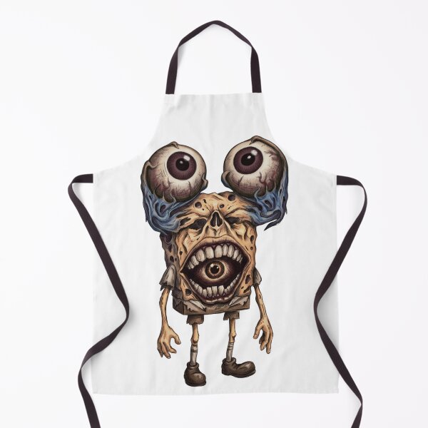 Item preview, Creepy Yellow Sponge Monster Giant Eyeballs Organic Horror Dark Cartoon designed and sold by Daily-chaos.