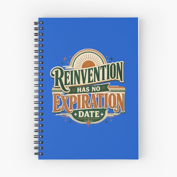 Item preview, Reinvention Has No Expiration Date Retro Quote | strong Women Over 40 Growth Mindset Design designed and sold by Soft Strength Studio.