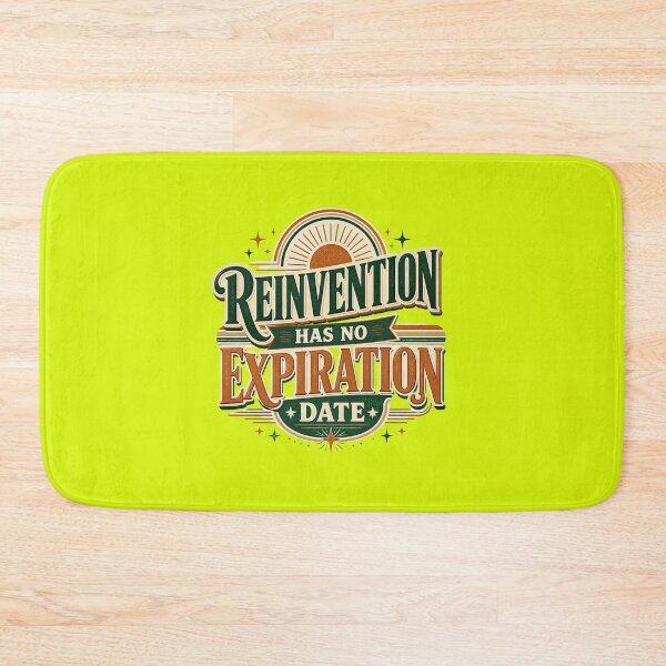 Item preview, Reinvention Has No Expiration Date Retro Quote | strong Women Over 40 Growth Mindset Design designed and sold by Soft Strength Studio.