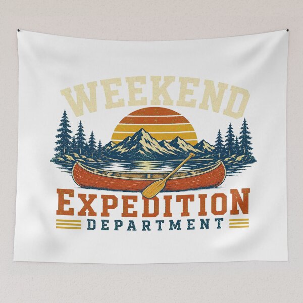 Item preview, Weekend Expedition Department designed and sold by Peak Pop Designs | Funny Gifts, Cozy Art & Cute Animals .