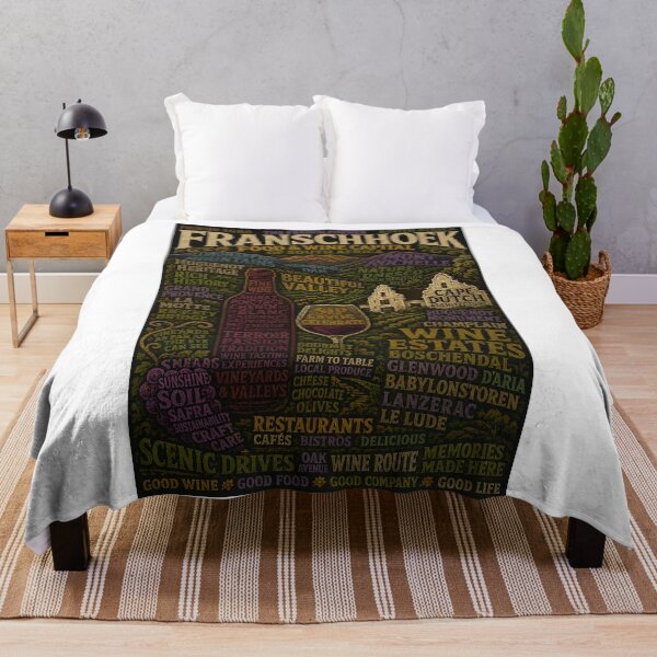 Item preview, Franschhoek South Africa Food and Wine Capital Cape Winelands Heritage designed and sold by Aryabek.