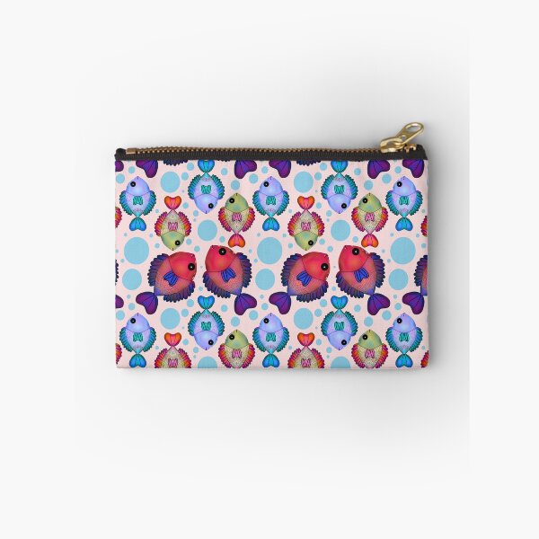 Item preview,  Colorful Tropical Fish Pattern  | Neon Aquarium Seamless Ocean Print | Cute Marine Life Illustration designed and sold by HopeAndHustle.