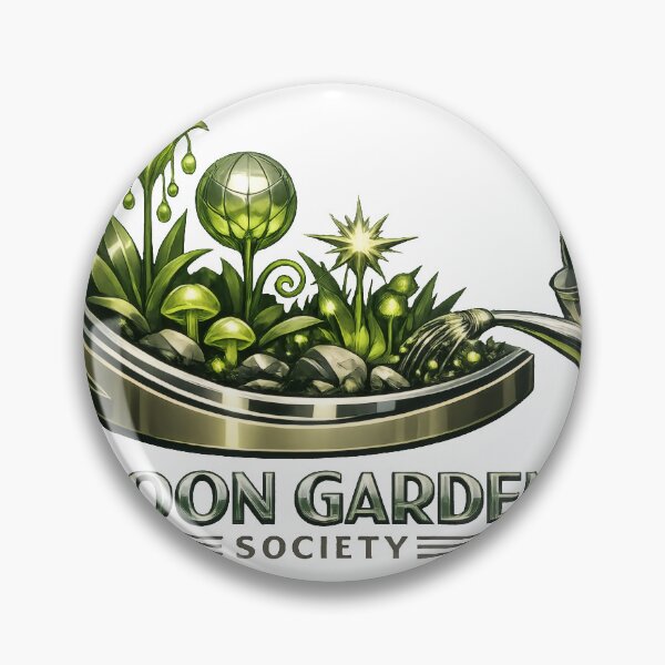 Item preview, Chrome Neo Deco Moon Garden Society Aliencore Graphic designed and sold by TheRealTaria.
