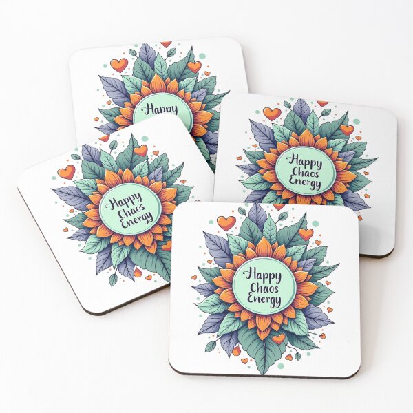 Item preview, Happy Chaos Energy Bright Maximalist Art designed and sold by Art&Fun.