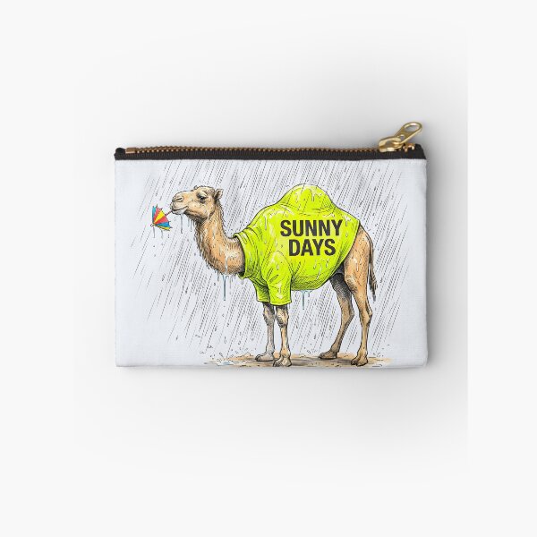 Item preview, Ironic Sunny Days Camel - Funny Rain and Sarcastic Weather Humor designed and sold by SoulPT.