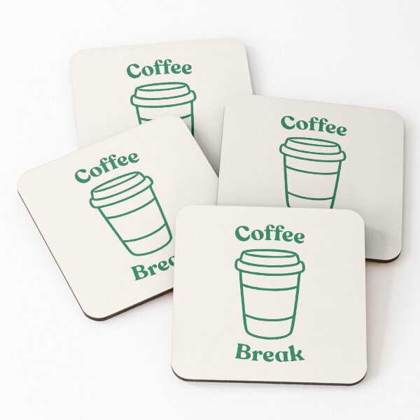 Item preview, Simple "Coffee Break" Design designed and sold by PrettiPrintts.