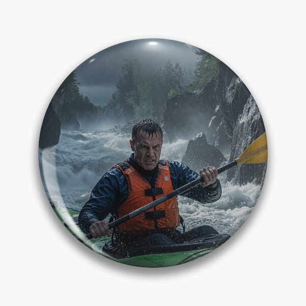 Item preview, "Storm Runner-Whitewater Kayak in the Gorge" designed and sold by SkyKing Ron.