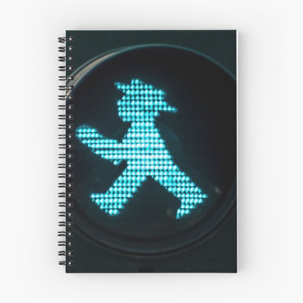 Item preview, Green Walking Man Light at Berlin Germany Crosswalk designed and sold by Jon Shore.