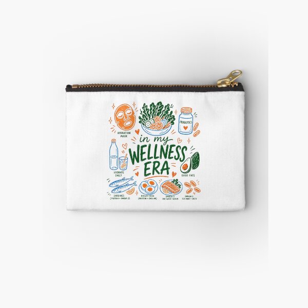 Item preview, In My Wellness Era – Cute Healthy Lifestyle Illustration | Colorful Wellness Art Print designed and sold by Ramona-Gliga.