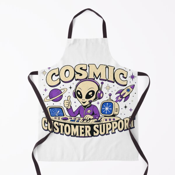 Item preview, Cosmic Customer Support designed and sold by Peak Pop Studio..