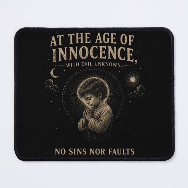 Item preview, Innocence Never Dies | Vintage Faith Child Prayer Christian T-Shirt | Religious Engraved Graphic Tee designed and sold by Obiechefu.