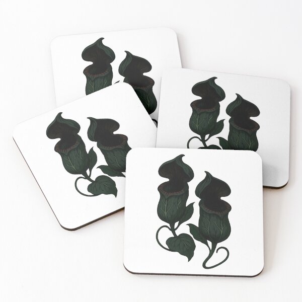 Item preview, Ominous Carnivorous Pitcher Plant Dark Botanical Sticker designed and sold by Dhenin Studio.