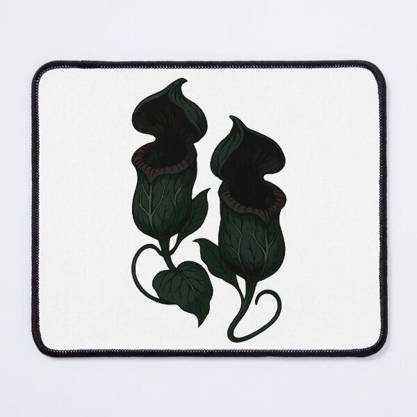 Item preview, Ominous Carnivorous Pitcher Plant Dark Botanical Sticker designed and sold by Dhenin Studio.