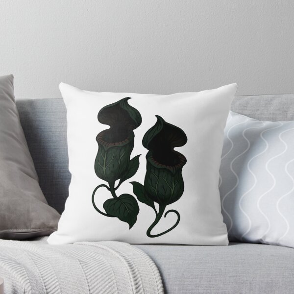 Item preview, Ominous Carnivorous Pitcher Plant Dark Botanical Sticker designed and sold by Dhenin Studio.