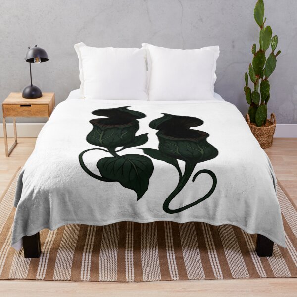 Item preview, Ominous Carnivorous Pitcher Plant Dark Botanical Sticker designed and sold by Dhenin Studio.