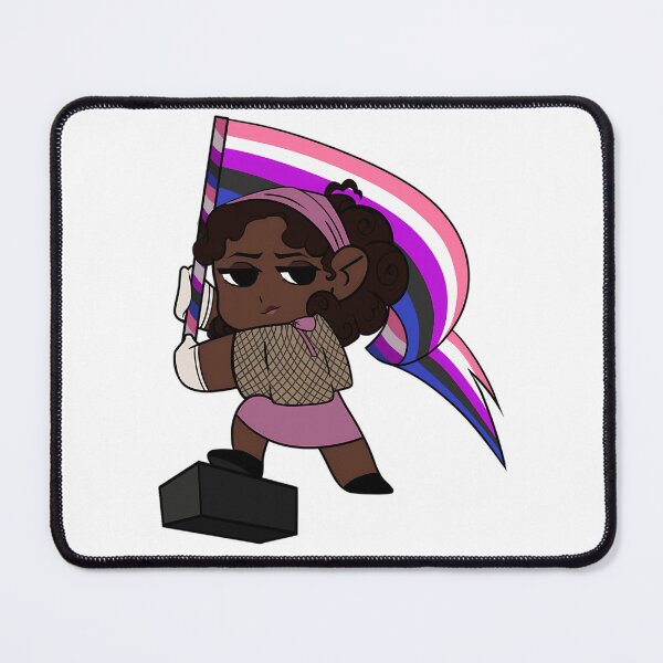 Item preview, Iwtv Claudia De Pointe Du Lac Genderfluid Pride Sticker designed and sold by songukuve.