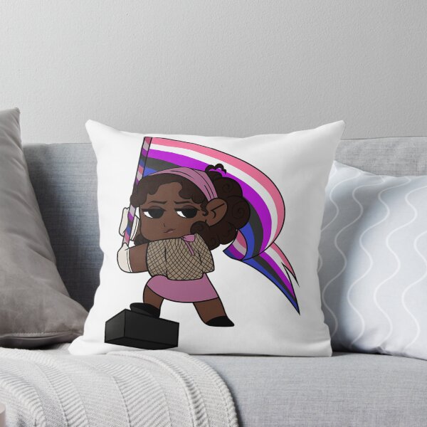Item preview, Iwtv Claudia De Pointe Du Lac Genderfluid Pride Sticker designed and sold by songukuve.