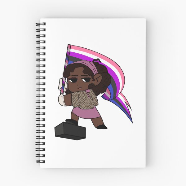 Item preview, Iwtv Claudia De Pointe Du Lac Genderfluid Pride Sticker designed and sold by songukuve.