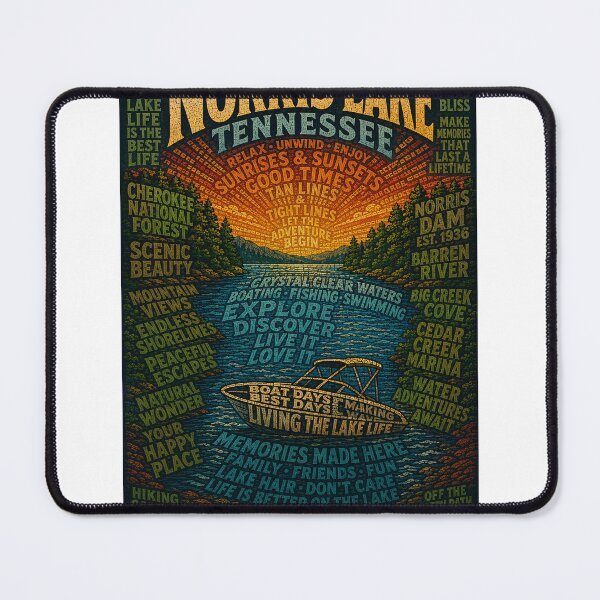 Item preview, Norris Lake Tennessee Cherokee National Forest Appalachian Waterways designed and sold by StampMyPassport.