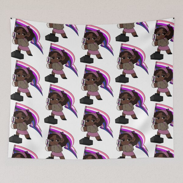 Item preview, Iwtv Claudia De Pointe Du Lac Genderfluid Pride Sticker designed and sold by songukuve.