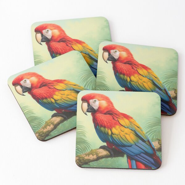 Item preview, Lesser red macaw designed and sold by ZeusGallery.