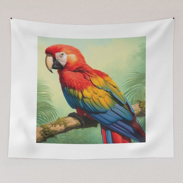Item preview, Lesser red macaw designed and sold by ZeusGallery.