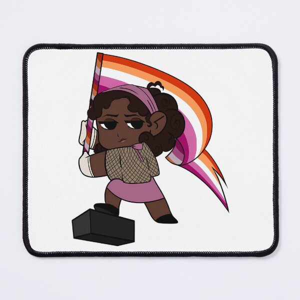 Item preview, Iwtv Claudia De Pointe Du Lac Lesbian Pride Sticker designed and sold by songukuve.