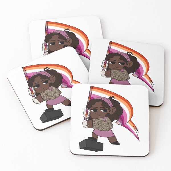 Item preview, Iwtv Claudia De Pointe Du Lac Lesbian Pride Sticker designed and sold by songukuve.