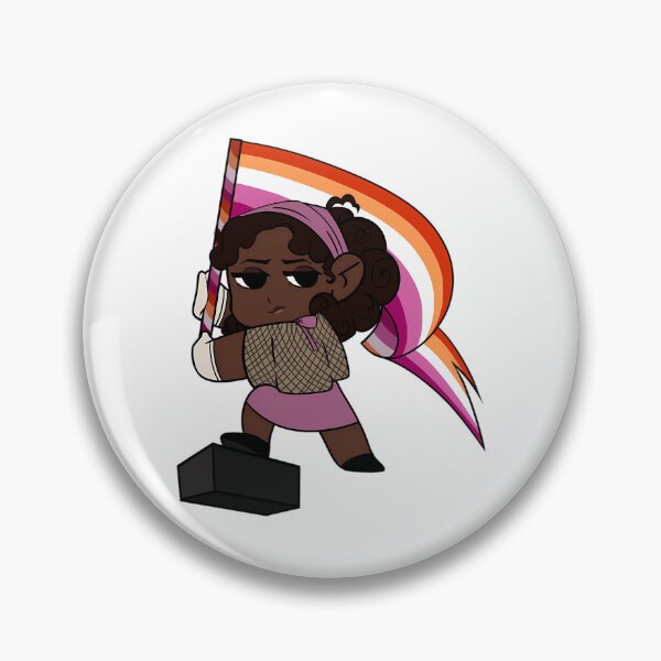 Item preview, Iwtv Claudia De Pointe Du Lac Lesbian Pride Sticker designed and sold by songukuve.