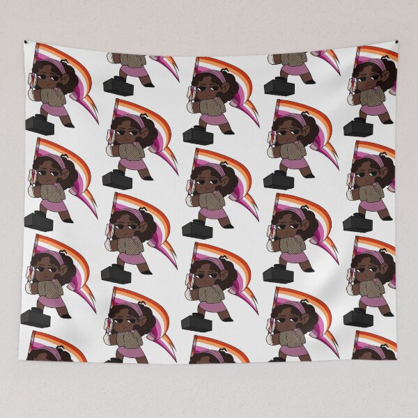 Item preview, Iwtv Claudia De Pointe Du Lac Lesbian Pride Sticker designed and sold by songukuve.
