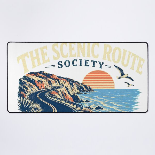 Item preview, The Scenic Route Society designed and sold by Peak Pop Studio..