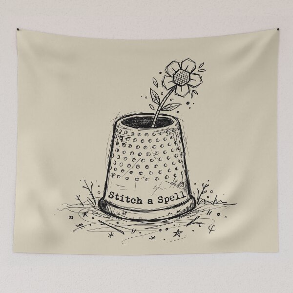 Item preview, Thimble Cauldron - Forest Witch designed and sold by bapupa.