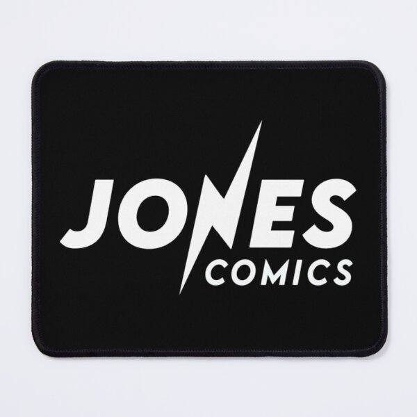 Item preview, jones comics logo white designed and sold by geohiba.