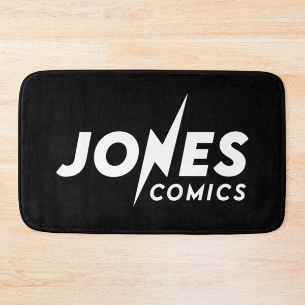 Item preview, jones comics logo white designed and sold by geohiba.