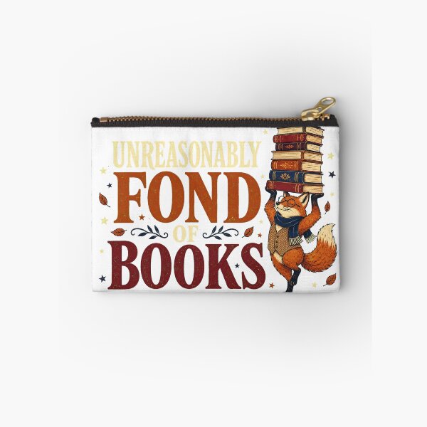 Item preview, Unreasonably Fond of Books designed and sold by Peak Pop Studio..