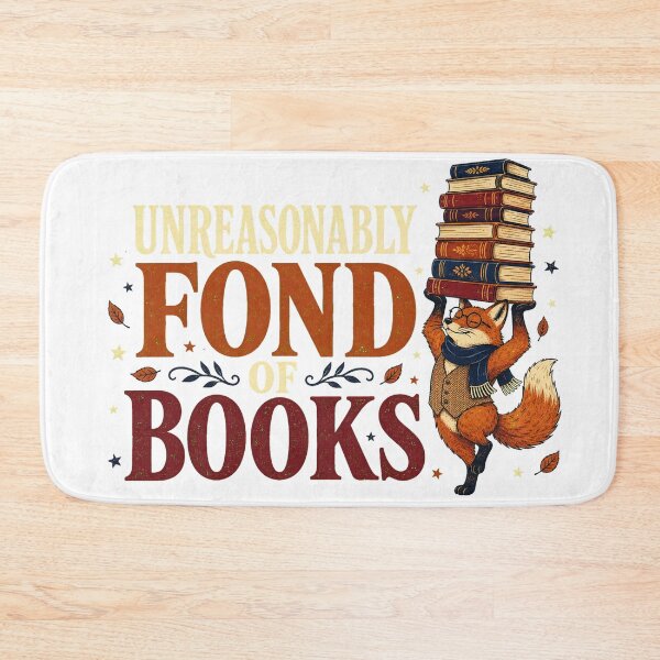 Item preview, Unreasonably Fond of Books designed and sold by Peak Pop Studio..