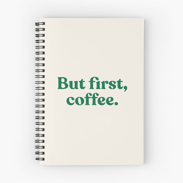 Item preview, "But first, coffee." designed and sold by PrettiPrintts.