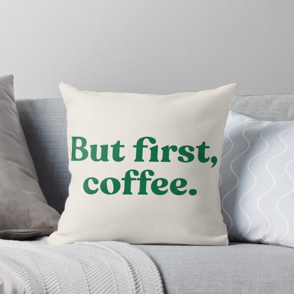 Item preview, "But first, coffee." designed and sold by PrettiPrintts.