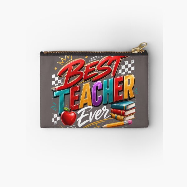 Item preview, Best Teacher Ever Retro School Supplies Design designed and sold by LunaPixelStudio.