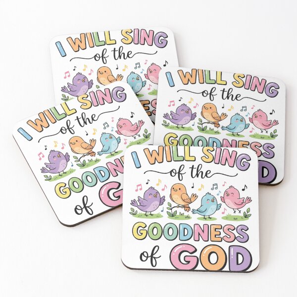 Item preview, I Will Sing Of The Goodness Of God Cute Birds Christian Worship designed and sold by raedattia.