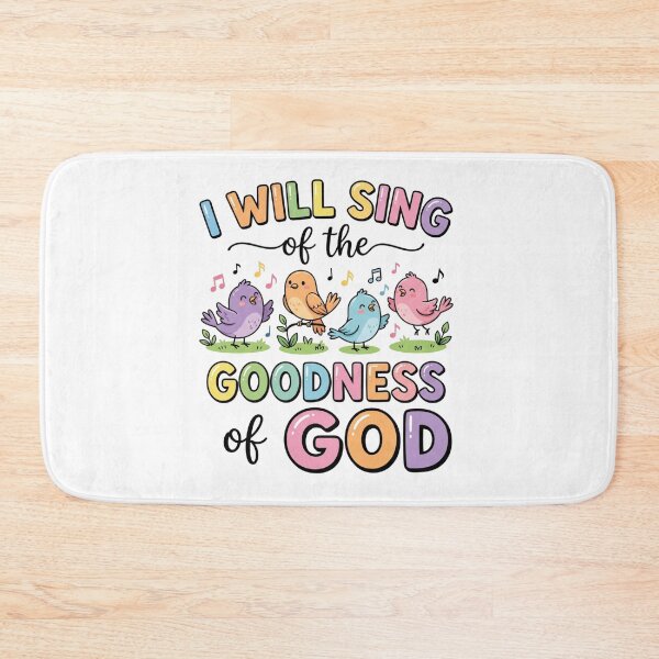 Item preview, I Will Sing Of The Goodness Of God Cute Birds Christian Worship designed and sold by raedattia.