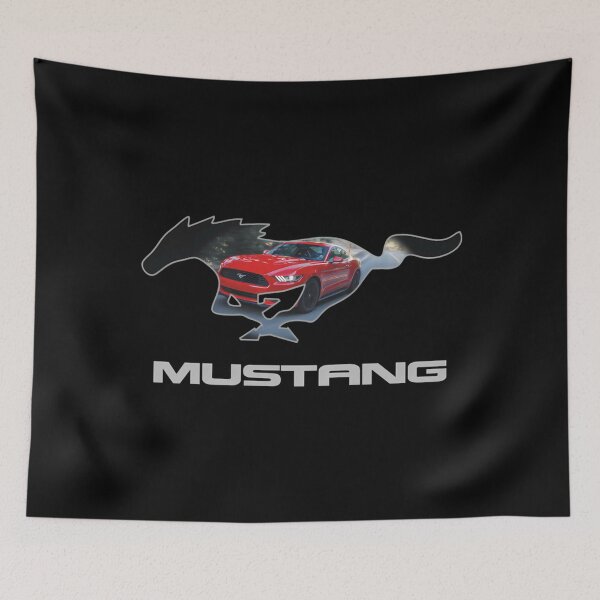 Item preview, for.d mus.tang logo (red on black) designed and sold by geohiba.