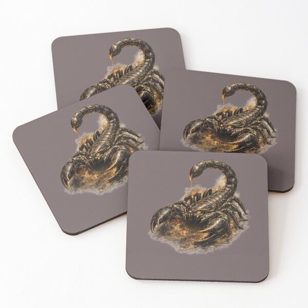 Item preview, Golden Scorpion – Desert Predator designed and sold by Abdennaim.